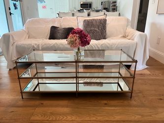 Brass Classic Glass Coffee table
