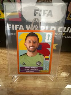 Camilo Vargas WC26 Orange border panini sticker