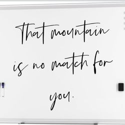 VUSIGN Dry Erase Board/Magnetic Whiteboard for Wall, 48" x 36" for Office, Class, Home, Aluminum Frame, Silver  #S3-774