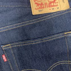 NEW WITHOUT TAGS LEVI’S 501  W36 L34