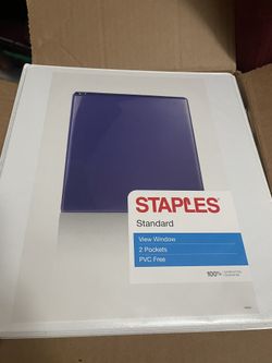 Staples Brand 1” Binders, Box Of 12