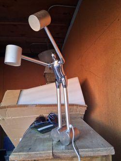 art deco robot lamp touch on and off