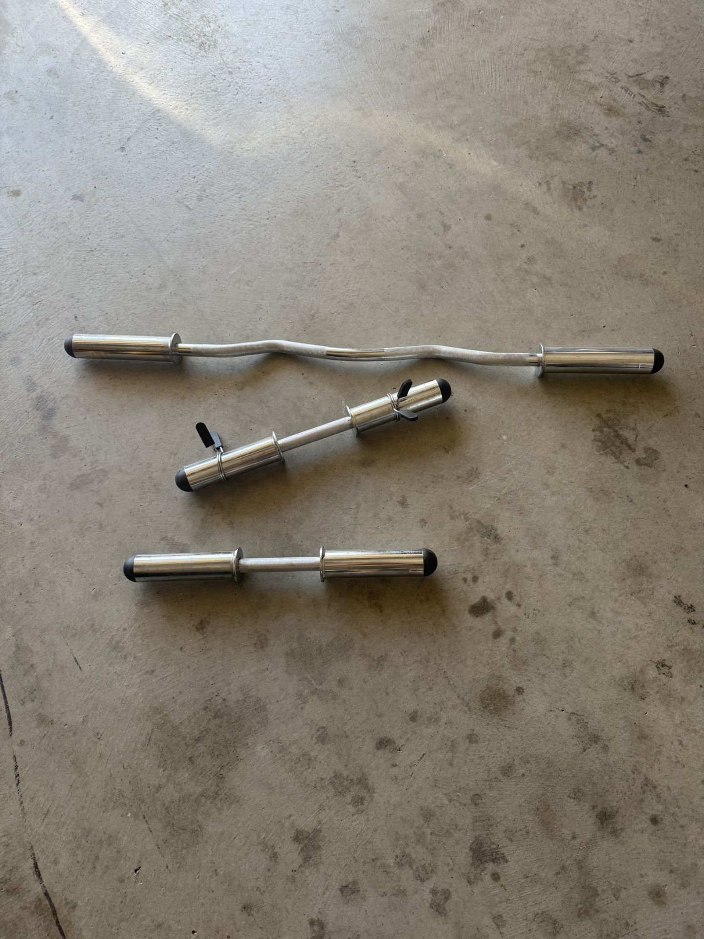 Curl Bar And Dumbbell Hand Set