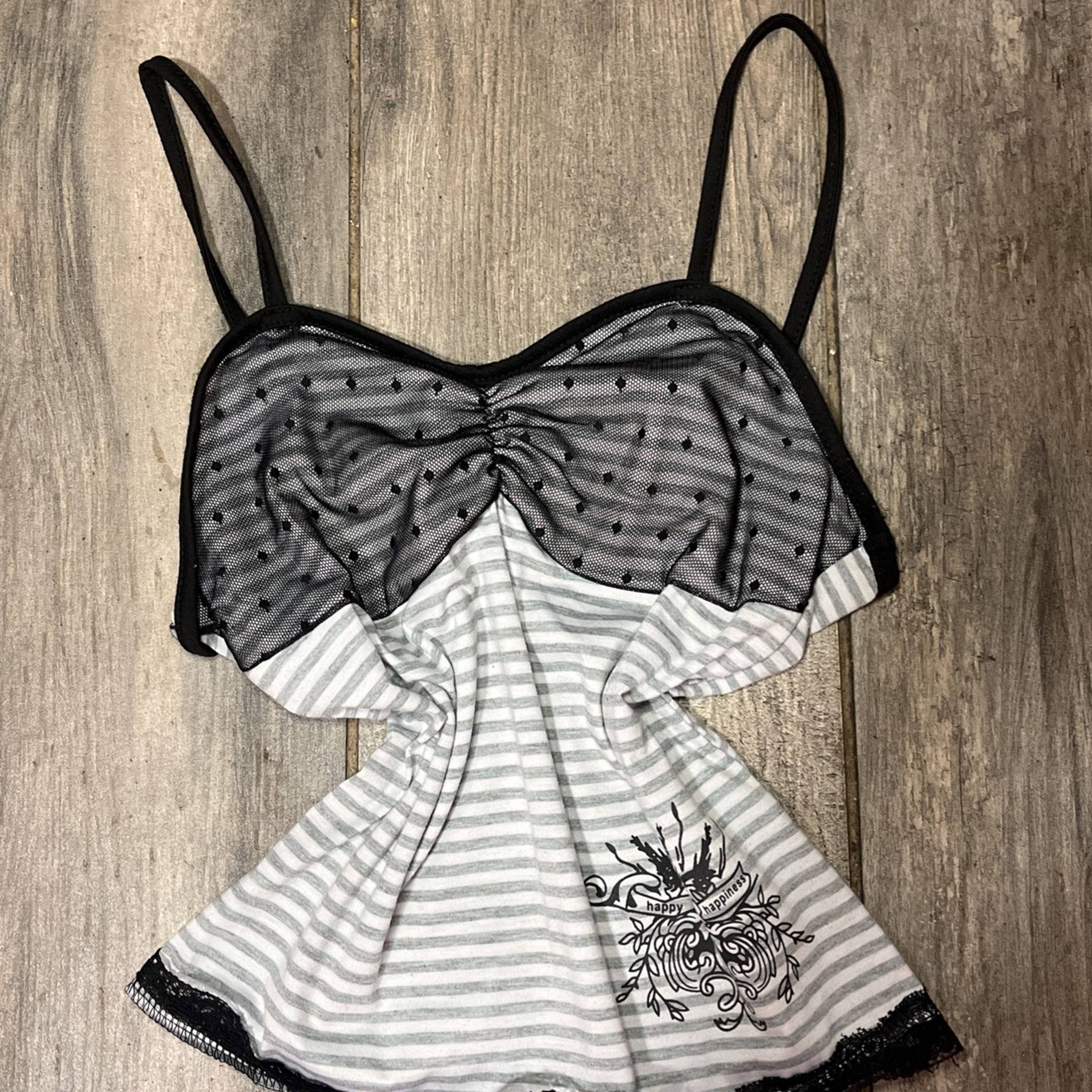 Y2K grunge top size m