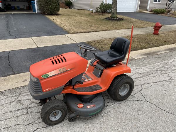 riding mower snow blower combination