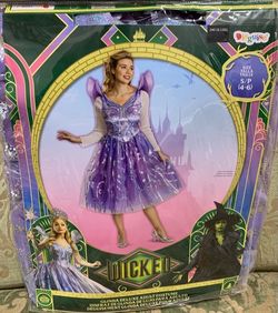 New Wicked Glinda Deluxe Adult women Costume