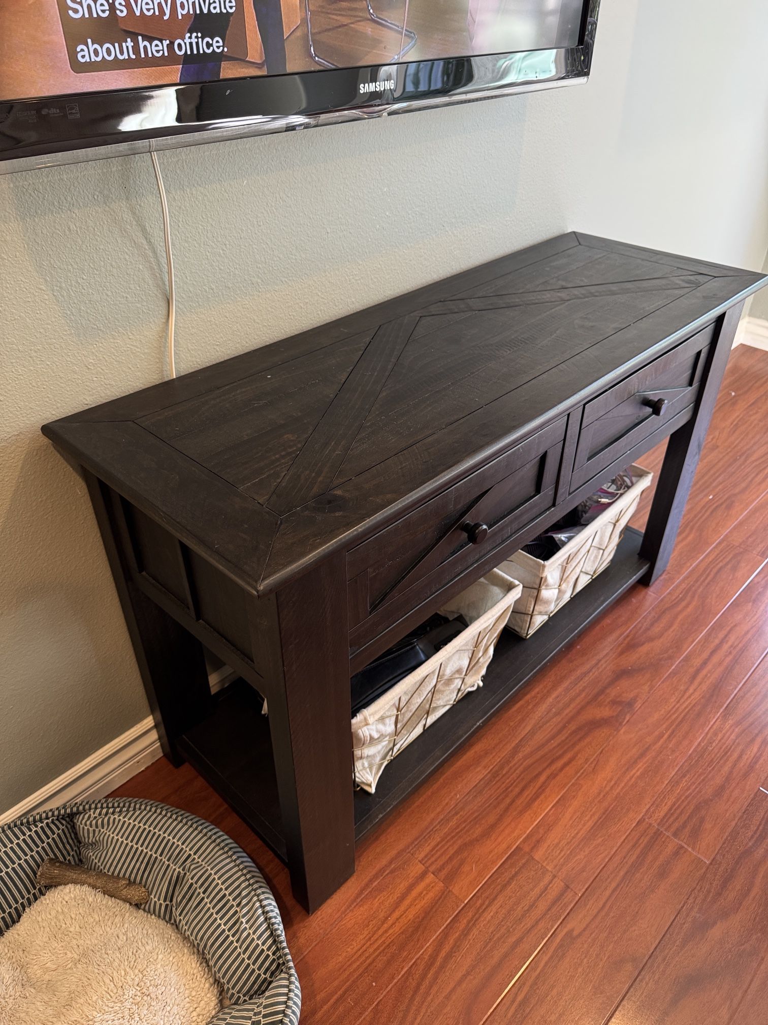 Brown Wood Dresser