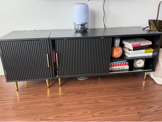 Black TV stand-60’