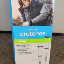 Brand New Crutches one size fits most4'7" to6'7".