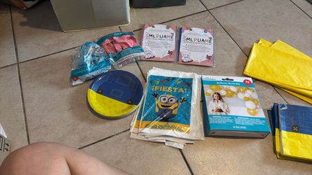 Left over party supplies