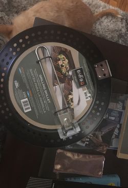 BAR-B-Q GRILLING SKILLET