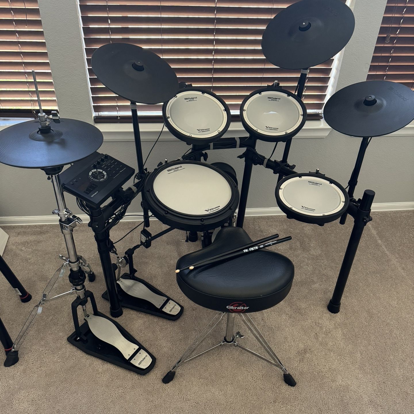 Roland TD-17KVX Drum Set w/ Extras!