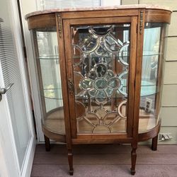 Antique Hutch Display Case