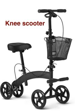 Large model knee scooter – for plus size tall person weight capacity up to 350 pounds .brand new