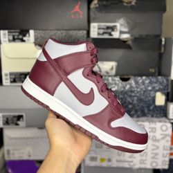 Size 10M - Nike Dunk High “Dark Beetroot”