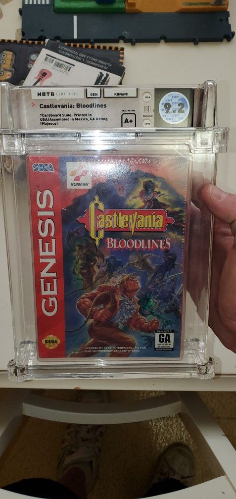 Sega Genesis  Castlevania Bloodlines Wata 9.2 A+