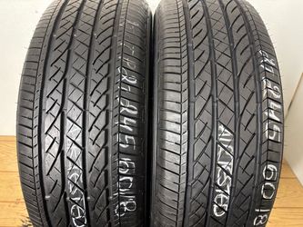 2 tires 245 60 18 Bridgestone dueler hp Sport high tread