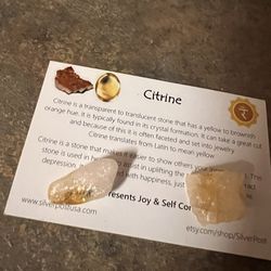 Citrine Stone Crystals