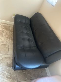 Pleather 3 piece couch set