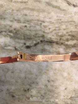 Rose gold Michael Kors bracelet