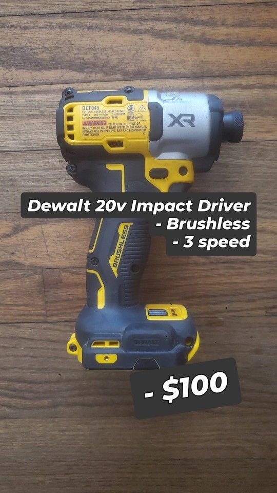 Dewalt Brushless 20v XR Impact Driver