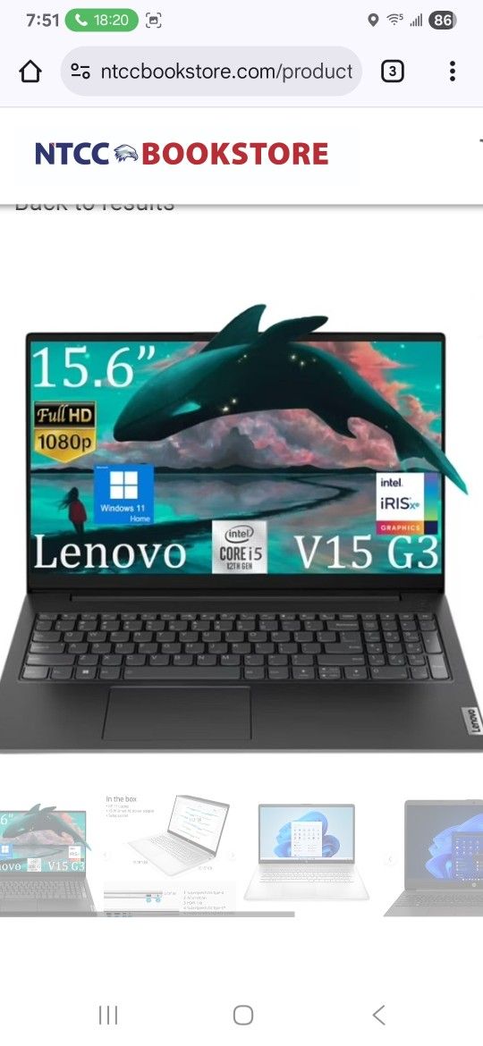 Brand New LENOVO 15.6 Laptop