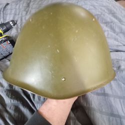 Original Military Helmet SSh 40 Steel WWII Soviet Army  