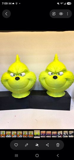 Grinch Head Bath & Body Works hand soap Holder