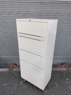 Filing Cabinet - 5 Drawer - Office Specialty - 30” Wide #59