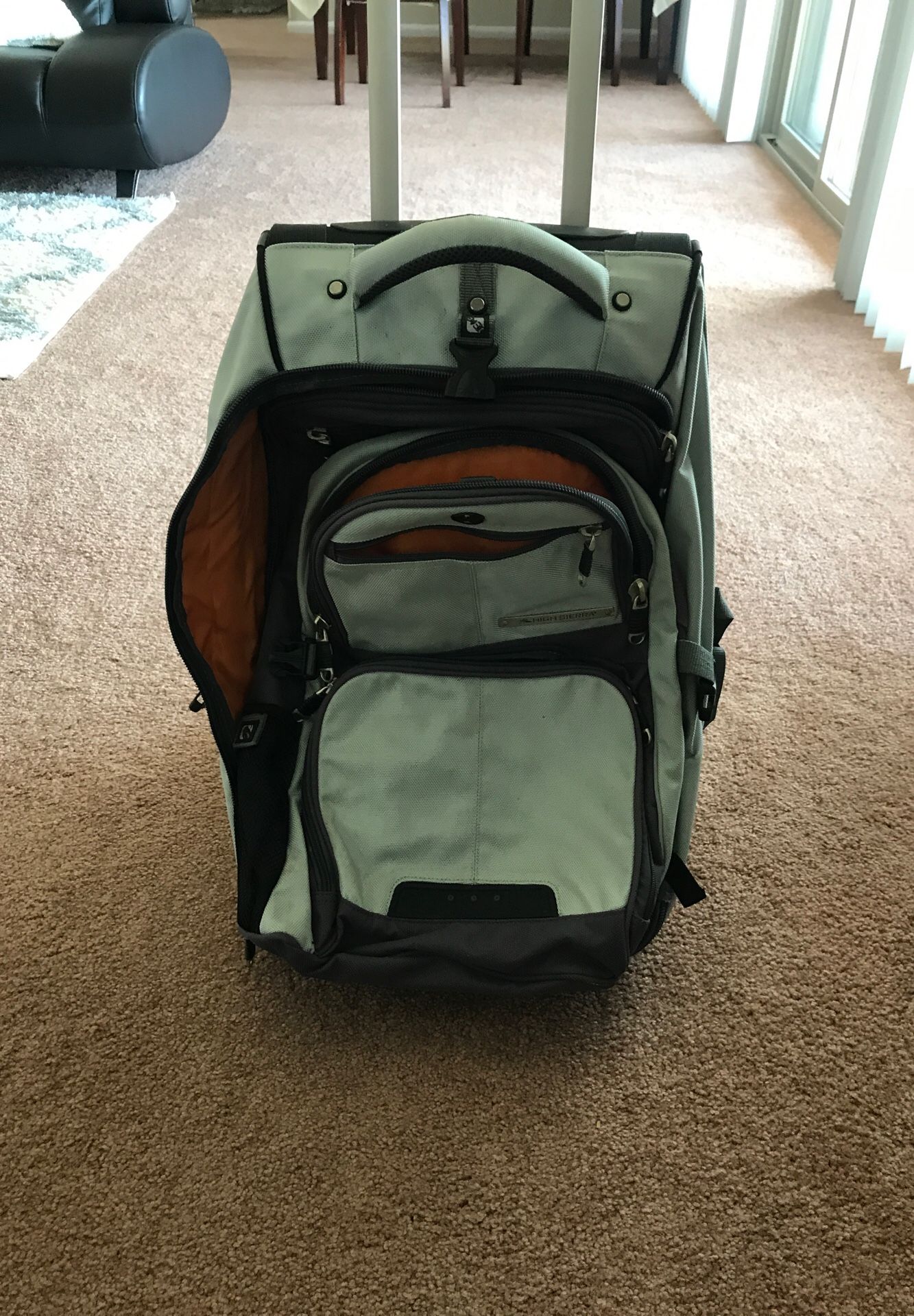 High Sierra traveling back pack