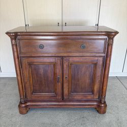 Antique Wood Wine Cabinet
