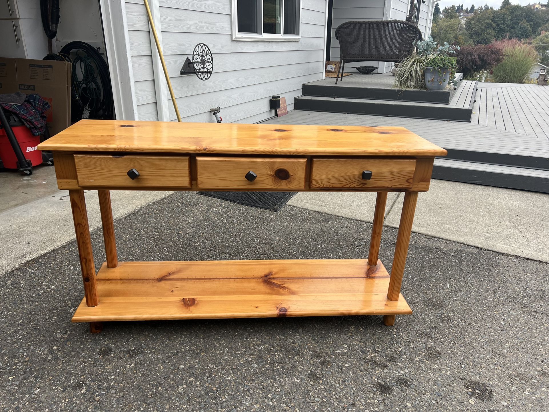 Solid Wood Shelving Unit 