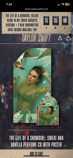 Taylor Swift The Life Of A Showgirl CD & Poster