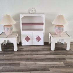 Southwest Cabinet & End Tables & Lamps