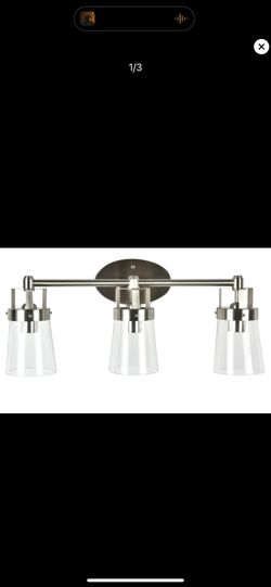 Better Homes & Gardens 22" Contemporary 3- Head Vanity Light