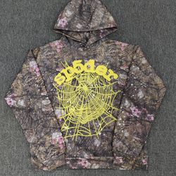 Sp5der OG Web Hoodie 'Real Tree'