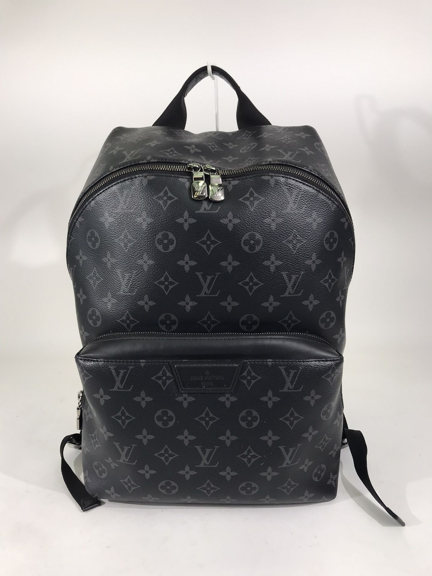 AUTHENTIC Louis Vuitton Discovery Backpack Grey Leather Monogram