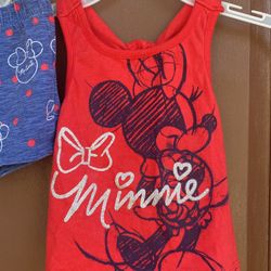 Minnie Mouse Shorts Set 2T.
