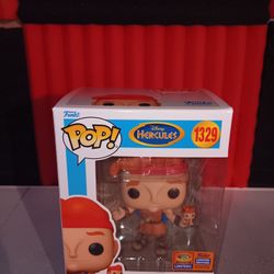 Hercules With Action Figure Disney Funko Pop Wondercon 2023 Official Con Sticker