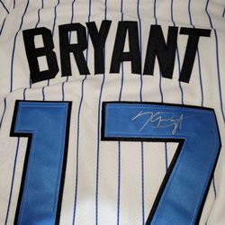 Kris Bryant Signed Father's Day Jersey Rare Colorway