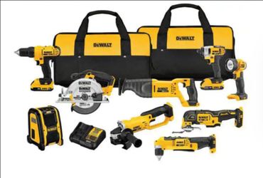 DeWalt and Milwaukee combo kits half off