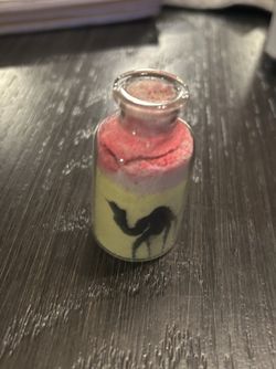 Egyptian sands souvenir small jar 