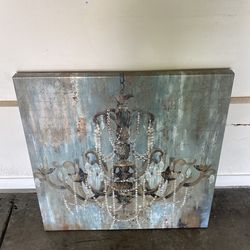 Chandelier Canvas Painting