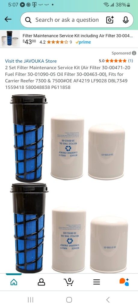 Maintenance Service Filter Kit