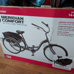  New Meridian Comfort  Size 26" Tricycle 
