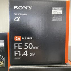 Sony FE 50mm F1.4 GM Lens
