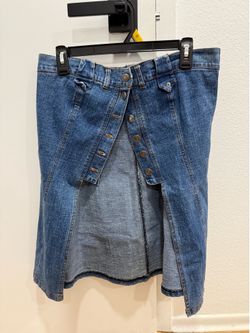 Jean tube top