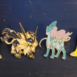 4 Pokémon Collectable Official Pins 