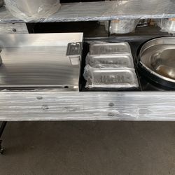 Plancha Para Los Tacos Con Comal Grande Y Disco Para FreÃr! Manguera Y Regulador Para El Propane