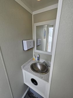 Elegant Portable Restroom Trailer for Outdoor Events - Jurupa Valley